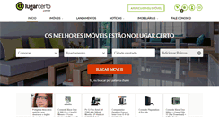 Desktop Screenshot of lugarcerto.com.br